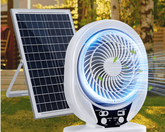 solar powered outdoor fan