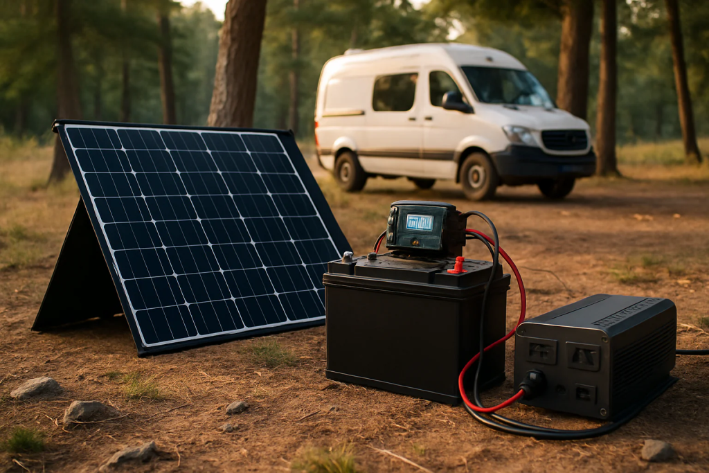 Portable solar backup