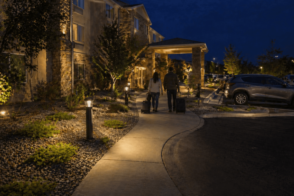 outdoor post solar lights​3