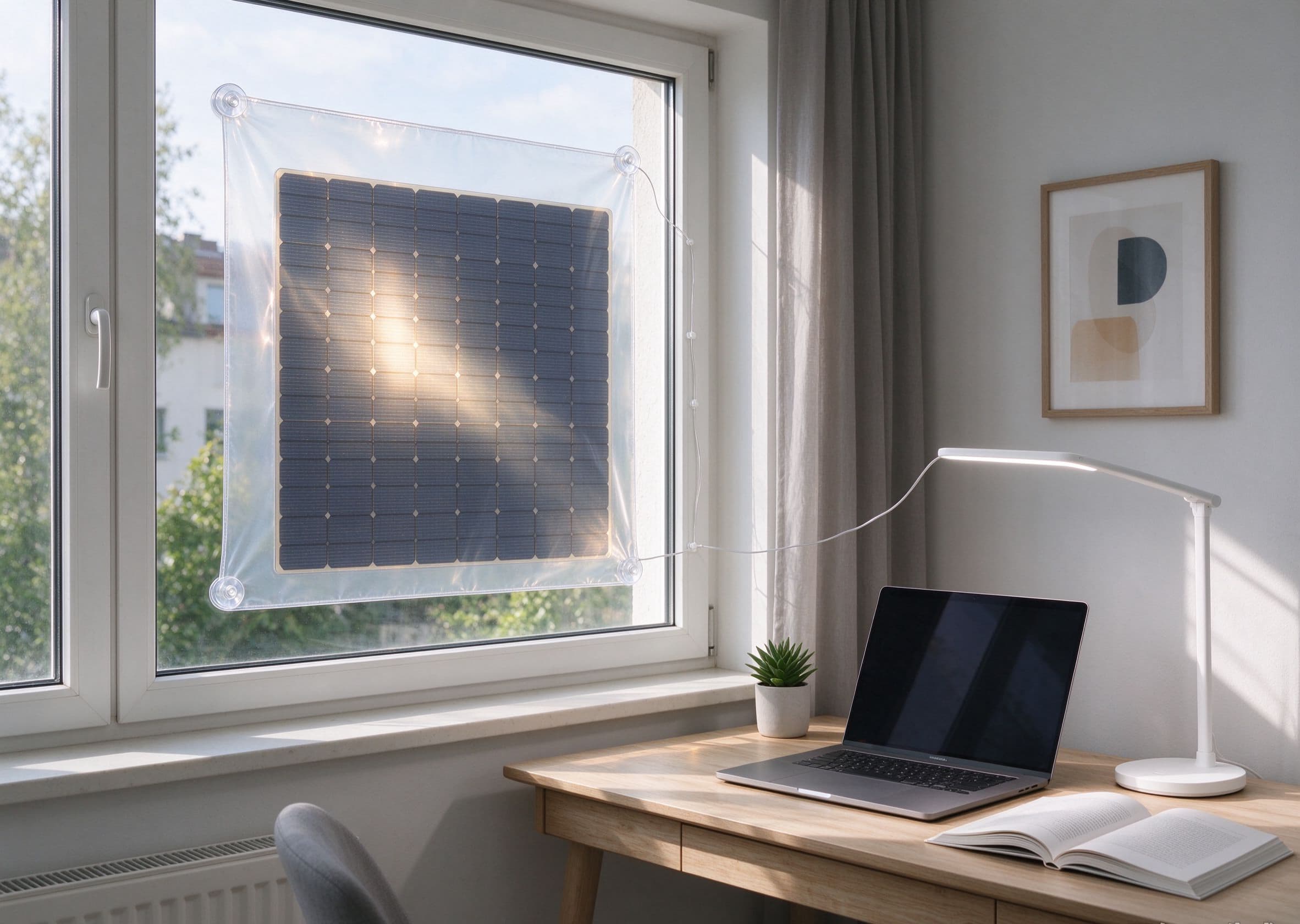 Balcony Solar Panels With a Small Battery
