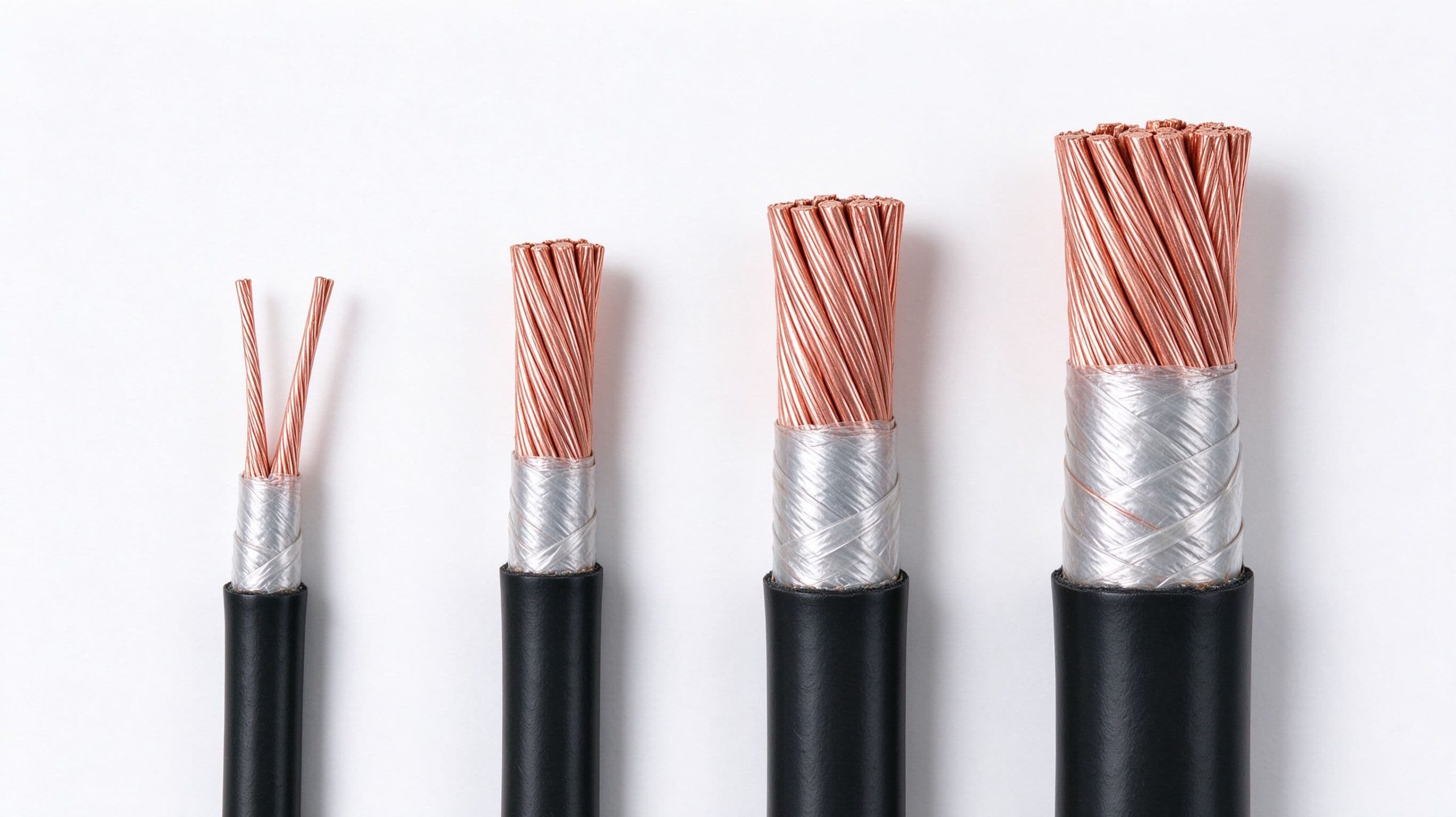 Cable cross sections. Used in How to Calculate