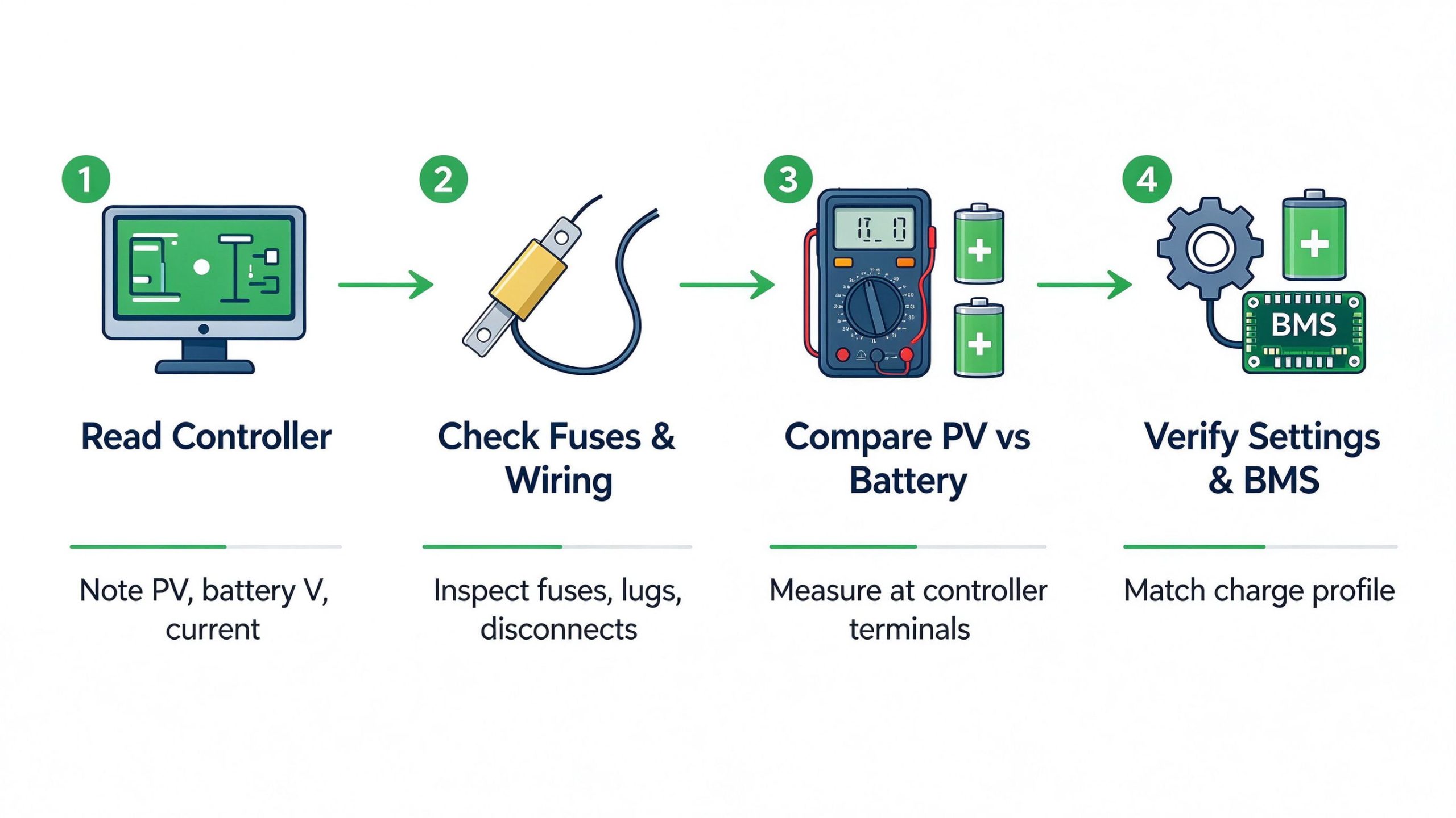 Troubleshoot an RV Solar System Step by Step