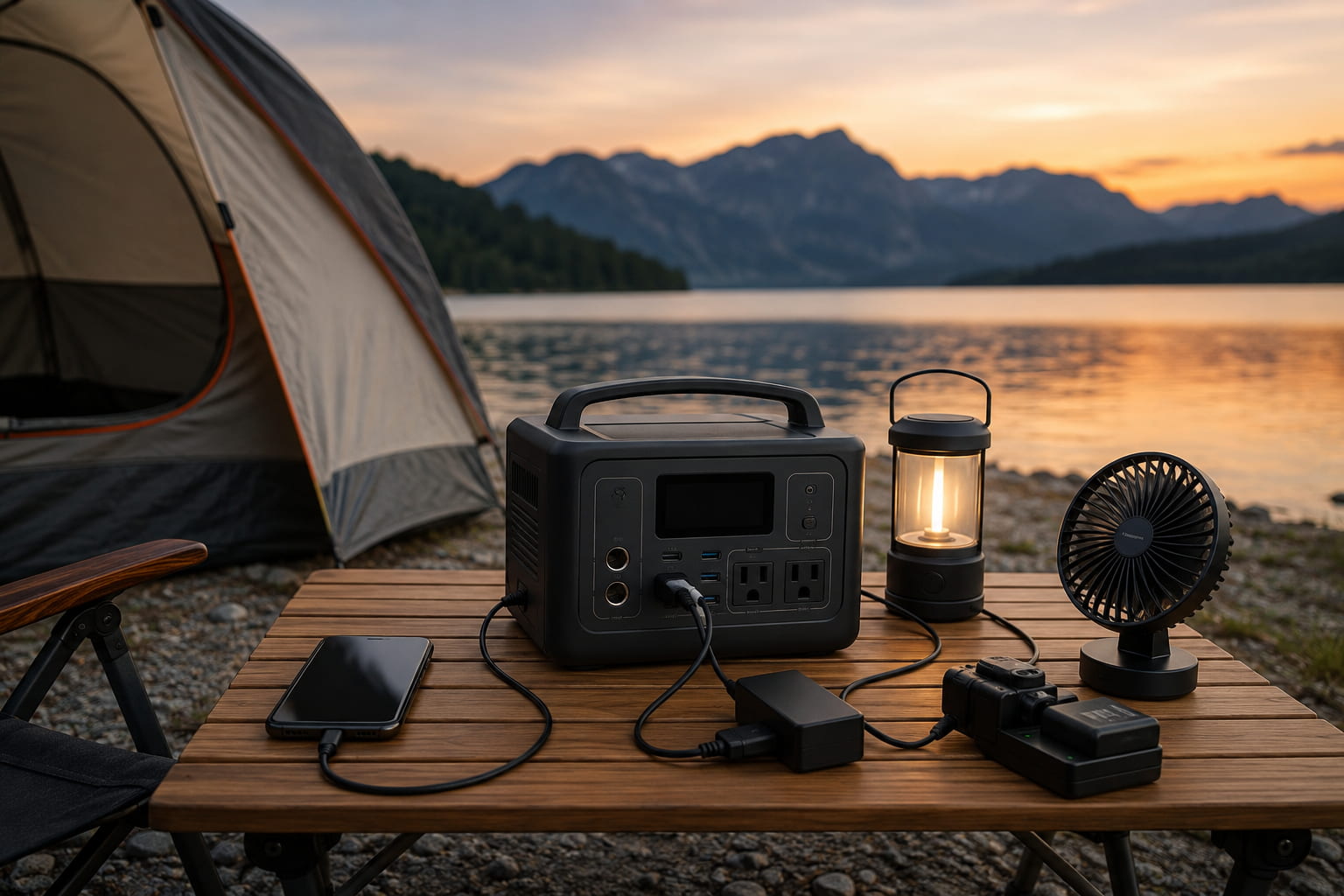 Camping Solar Power Station567